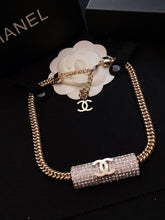 18K CC Diamonds Chain Necklace