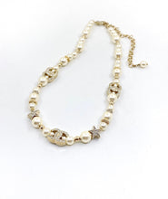 18K CC Pearl Diamonds Necklace