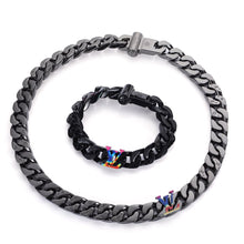 18K Louis Rainbow Chain Link Necklace