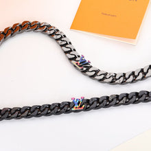 18K Louis Rainbow Chain Link Necklace