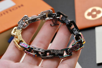 18K Louis Street Style Chain Bracelet