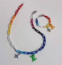 18K Louis Rainbow Ceramic Chain Necklace