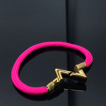 18K Louis Volt Upside Down Play Pink Bracelet