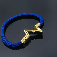 18K Louis Volt Upside Down Play Blue Bracelet