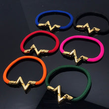 18K Louis Volt Upside Down Play Blue Bracelet