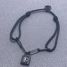 Louis Silver Lockit Titanium Bracelet