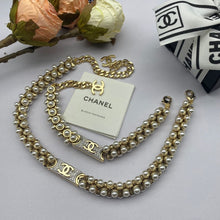 18K CC Pearls Chain Necklace