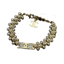 18K CHANEL Pearls Chain Bracelet