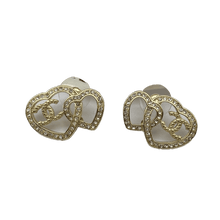 18k CHANEL CC Diamonds Earrings