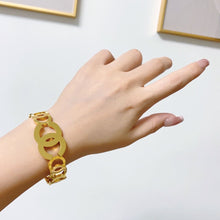 18K CC Opening Bracelet