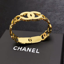 18K CC Opening Bracelet