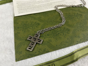Double G Cross Necklace