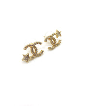 18K CC Star Earrings