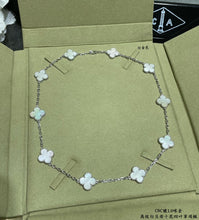 18K Vintage Alhambra Pearl 10 Motifs Necklace