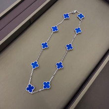 18K Vintage Alhambra Blue 10 Motifs Necklace