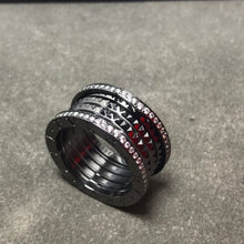 18K B.ZERO1  Black Ceramic Ring