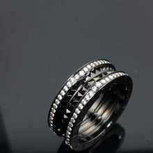 18K B.ZERO1  Black Ceramic Ring