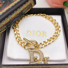 18K CD Diamonds Chain Bracelet