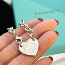 18K Return to Tiffany Heart Tag Chain Link Necklace