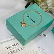 18K T Heart Tag Key Bracelet