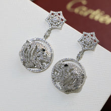 18k Panthère Head Earrings