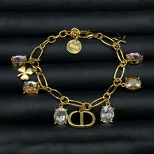 18K Dior Vintage Crystals Bracelet
