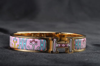 18K Clic H H Lift Pink Bracelet