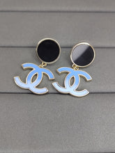 18K Classic Blue CC Dangle Earrings