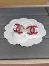 18K CC Pink Earrings