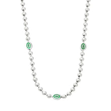 GUCCI Interlocking G Green Necklace