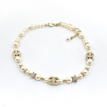 18K CHANEL CC Pearl Diamonds Necklace