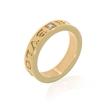 18K Yellow Gold BV Diamond Ring