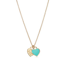 18K Return to Tiffany Mini Double Heart Necklace