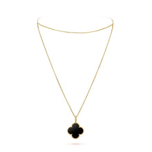 18K Van Cleef & Arpels Magic Alhambra One Motifs Black Necklace