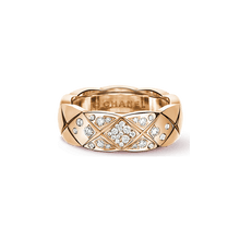 18K Rose Gold Chanel Coco Crush Diamonds Ring