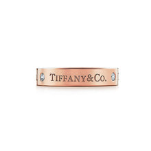 18K Rose Gold T Wedding  Ring