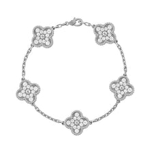 18K Van Cleef & Arpels Vintage Alhambra Diamonds Bracelet