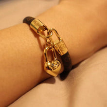 18K Louis Crazy In Lock Charm Bracelet