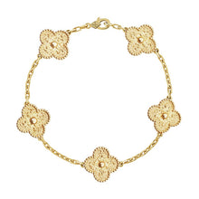 18K Van Cleef & Arpels Vintage Alhambra Five Motifs Bracelet