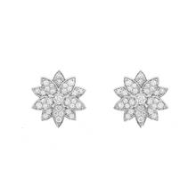 18k Van Cleef & Arpels Lotus One Flowers Small Earrings