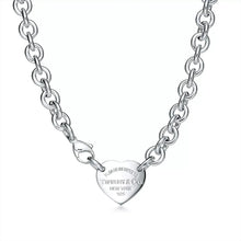 18K Return to Tiffany Heart Tag Chain Link Necklace