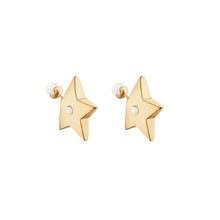 18K CD Tribales Star Earrings