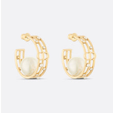 18K CD D-Backstage Pearl Earrings