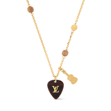 18K Louis Picks Pendant Necklace