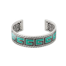 Gucci G Cube Green Wide Bracelet