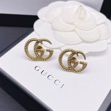 18k GUCCI Double G Earrings