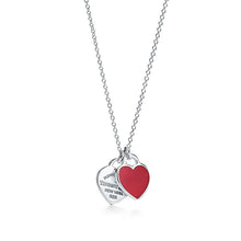Tiffany Red Double Heart Necklaces