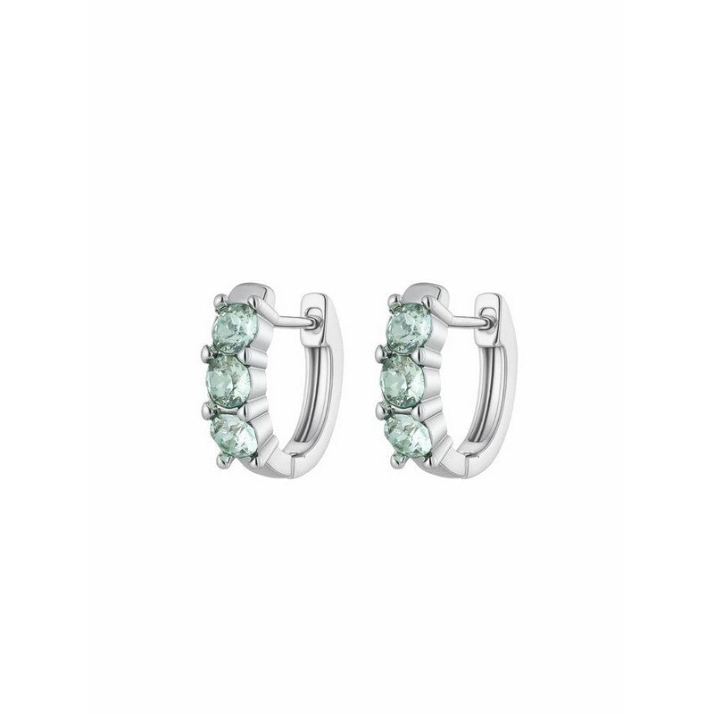Green Crystal Earrings