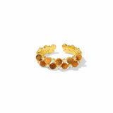 Red Crystal Gold Ring