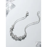 18K Crystal Chain Bracelet